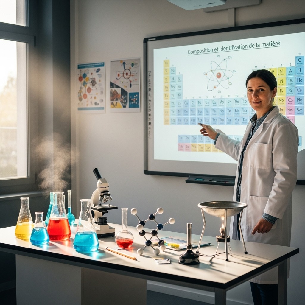 Composition et identification de la matière