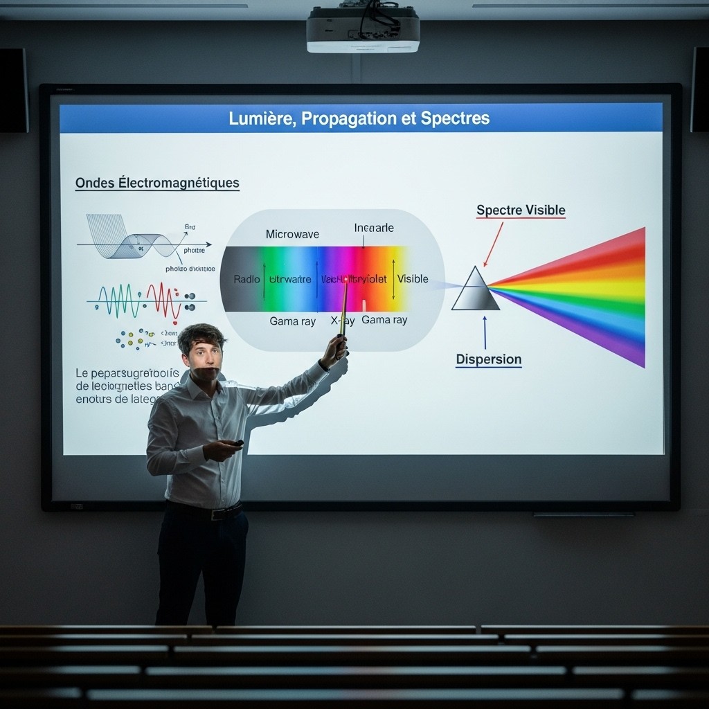 Lumière, Propagation et Spectres